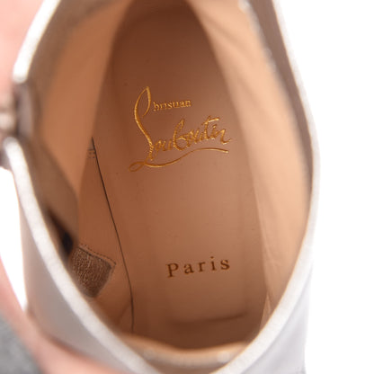 Christian Louboutin Kid Lame Washed Adox 85 Ankle Boots 39 Roche Grezzo Saponat 7 of 8