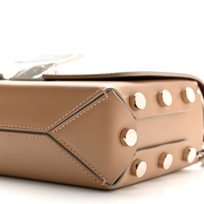 Jimmy Choo Chrome Spazzolato Lockett Petite Shoulder Bag Nude 9 of 9