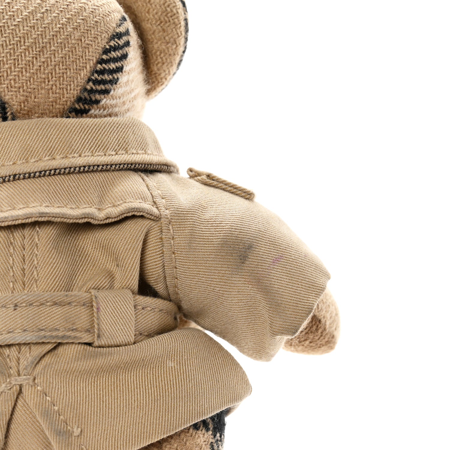 Burberry Cashmere Thomas Trench Teddy Bear Keychain Charm Camel 5 of 7