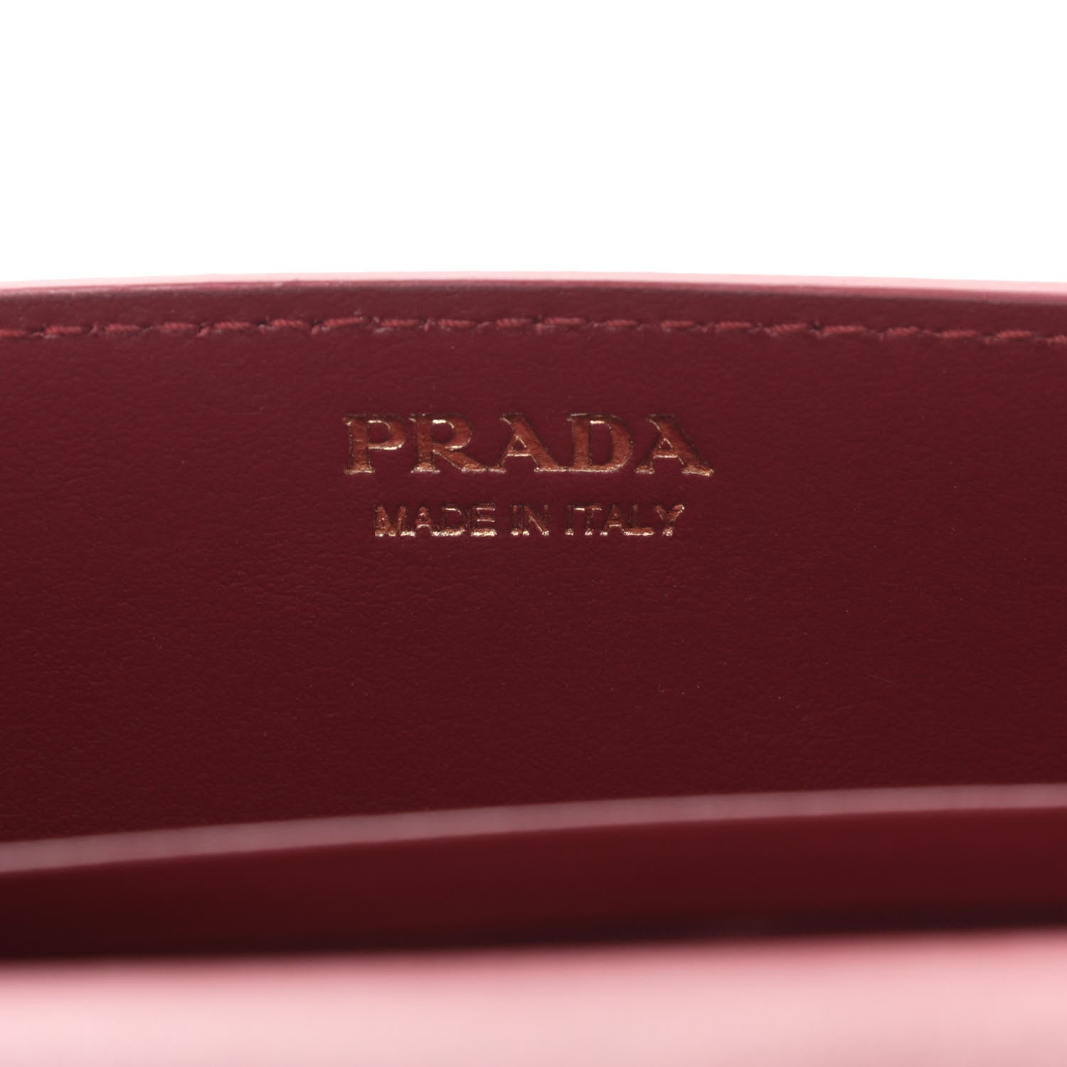 Prada Vitello Move Triangle Logo Mini Crossbody Bag Rubino 6 of 10