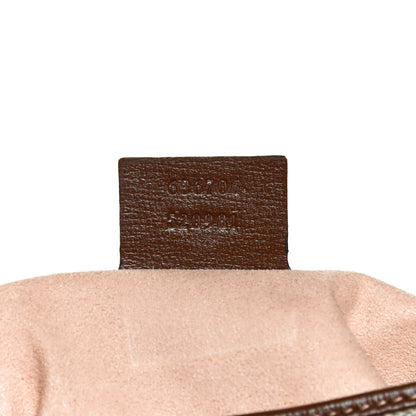 Gucci GG Supreme Monogram Azalea Calfskin Web Small Jackie 1961 Hobo Beige Ebony Brown Sugar 7 of 13