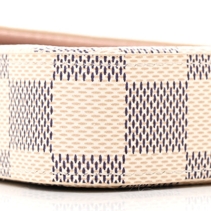Louis Vuitton Damier Azur Pochette Felicie Chain Wallet Rose Ballerine 11 of 12