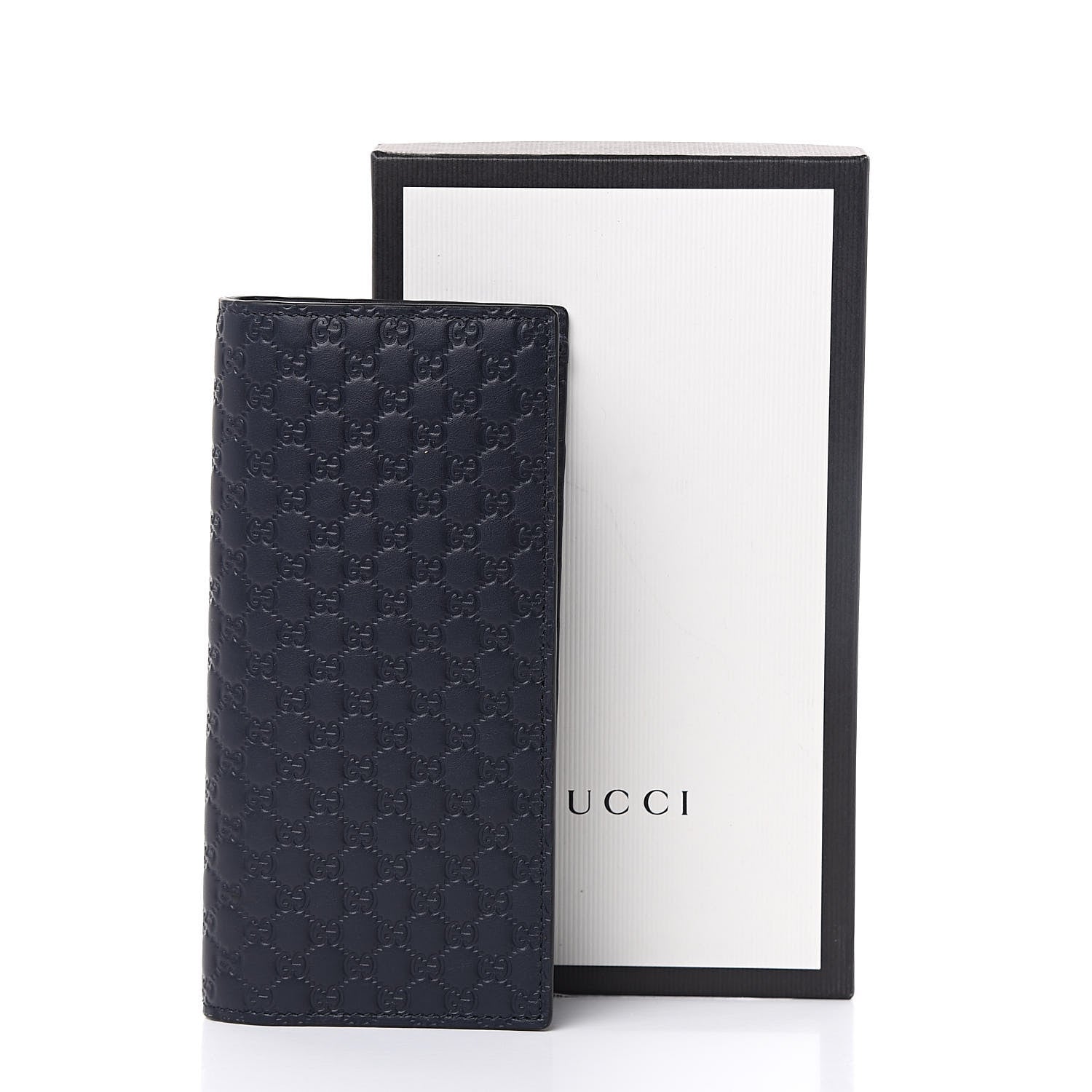 Gucci Microguccissima Bi-Fold Organizer Wallet Blue 7 of 7