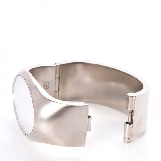 Metal CC Mirror Cuff Silver