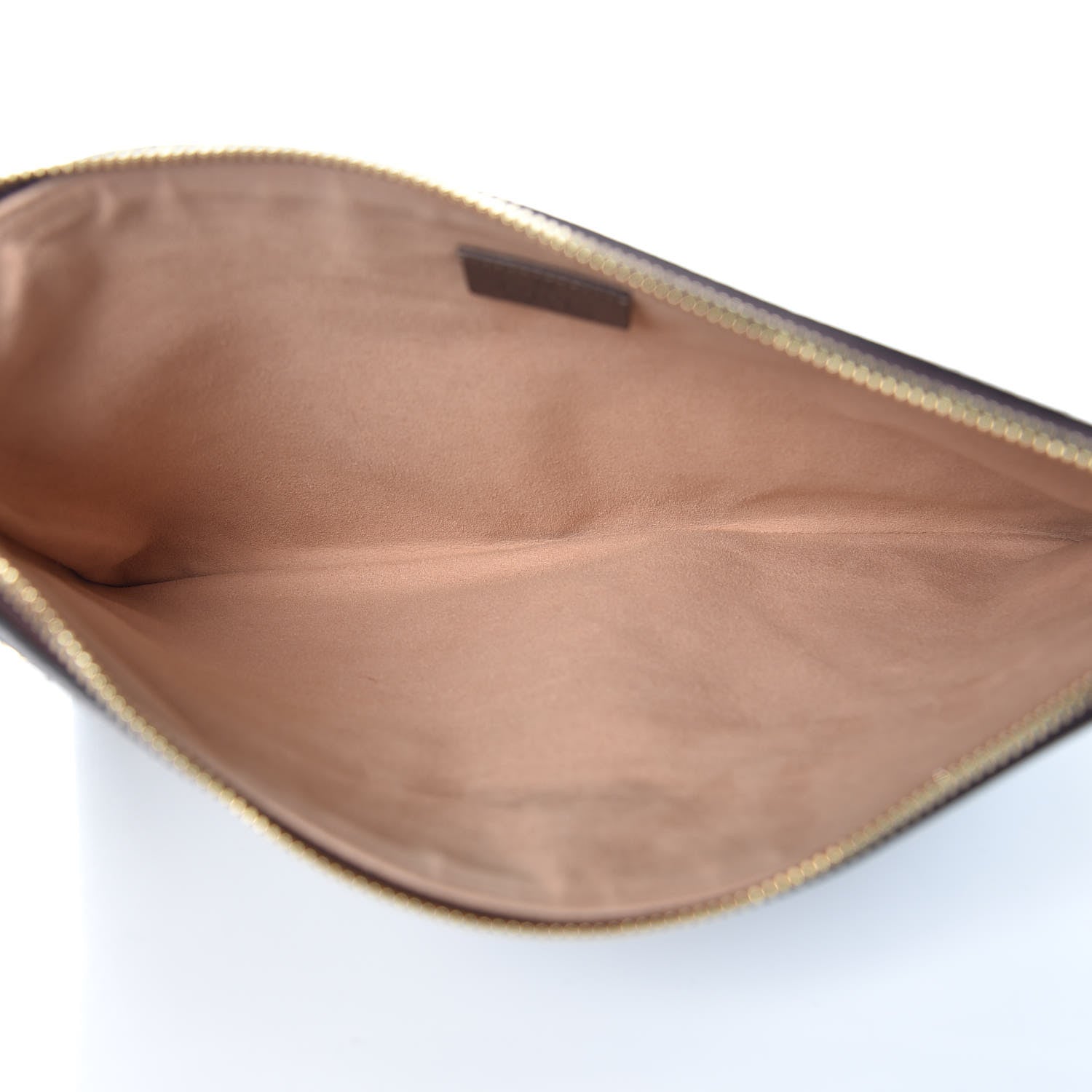Gucci GG Supreme Monogram Large Ophidia Pouch Clutch Brown 5 of 7
