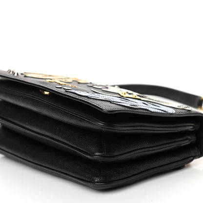 Prada Vitello Daino Hawaii Crossbody Bag Black 9 of 9