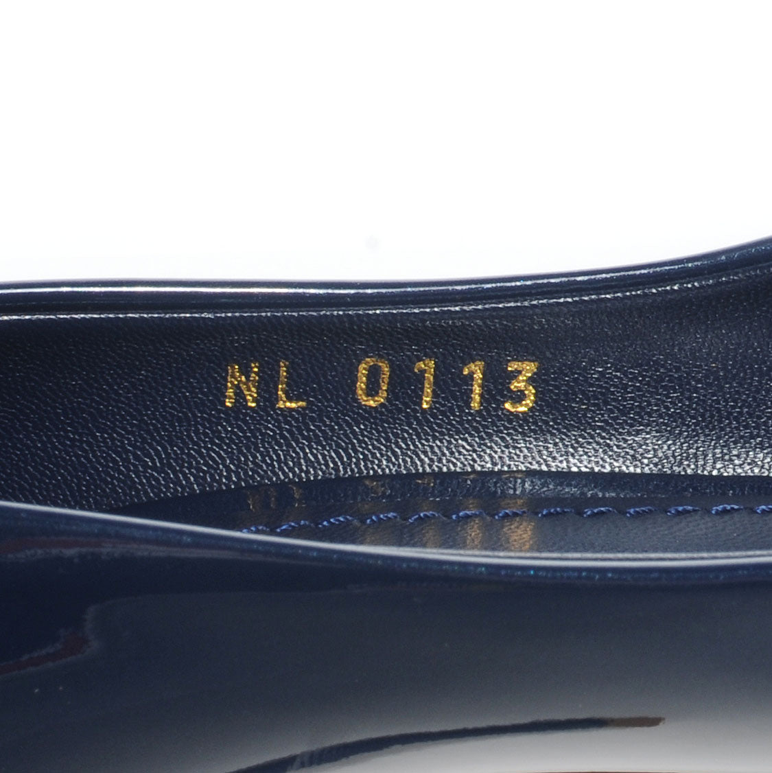 Patent Leather Oh Really Peep Toe Pumps 39 Blue