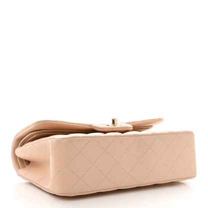 Chanel Lambskin Quilted Small Double Flap Beige 4 of 11