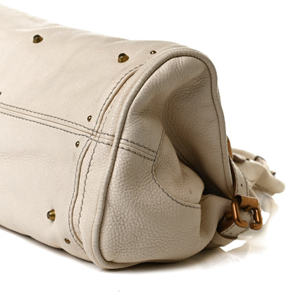 Chloe Calfskin Medium Paddington Satchel Ivory 8 of 16