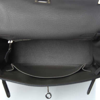 Hermes Togo Kelly Retourne 25 Etain 7 of 36