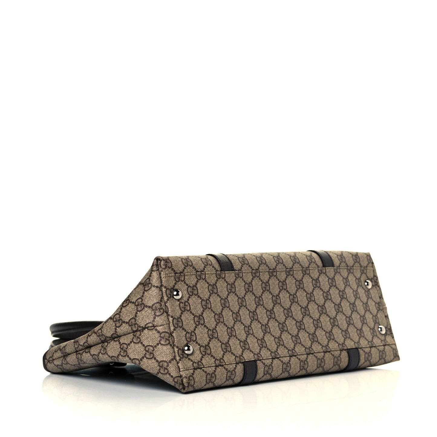 GG Plus Monogram Medium Joy Tote Dark Brown