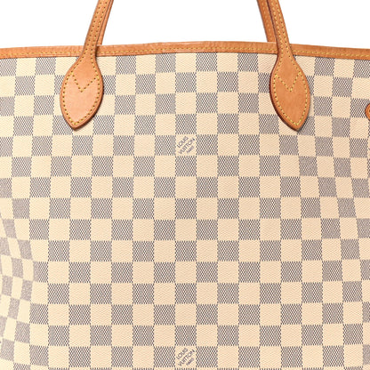 Louis Vuitton Damier Azur Neo Neverfull MM Rose Ballerine 8 of 10