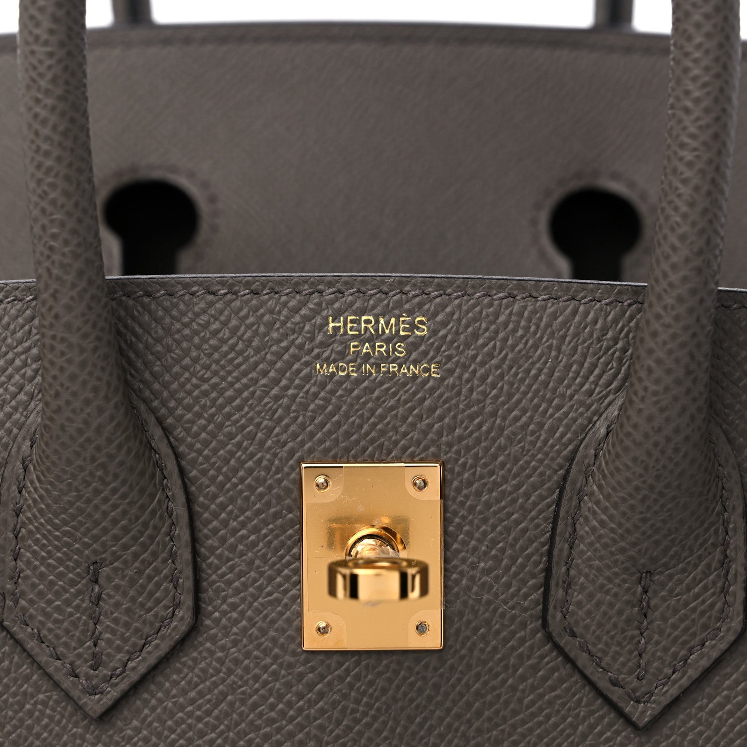 Hermes Epsom Birkin Sellier 25 Etain 6 of 10