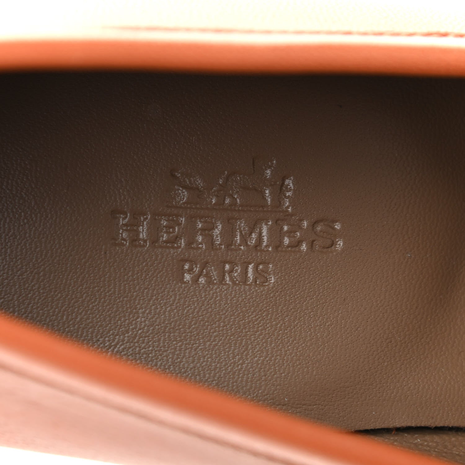 Hermes Goatskin Womens Paris Loafers 36 Gold 7 of 8