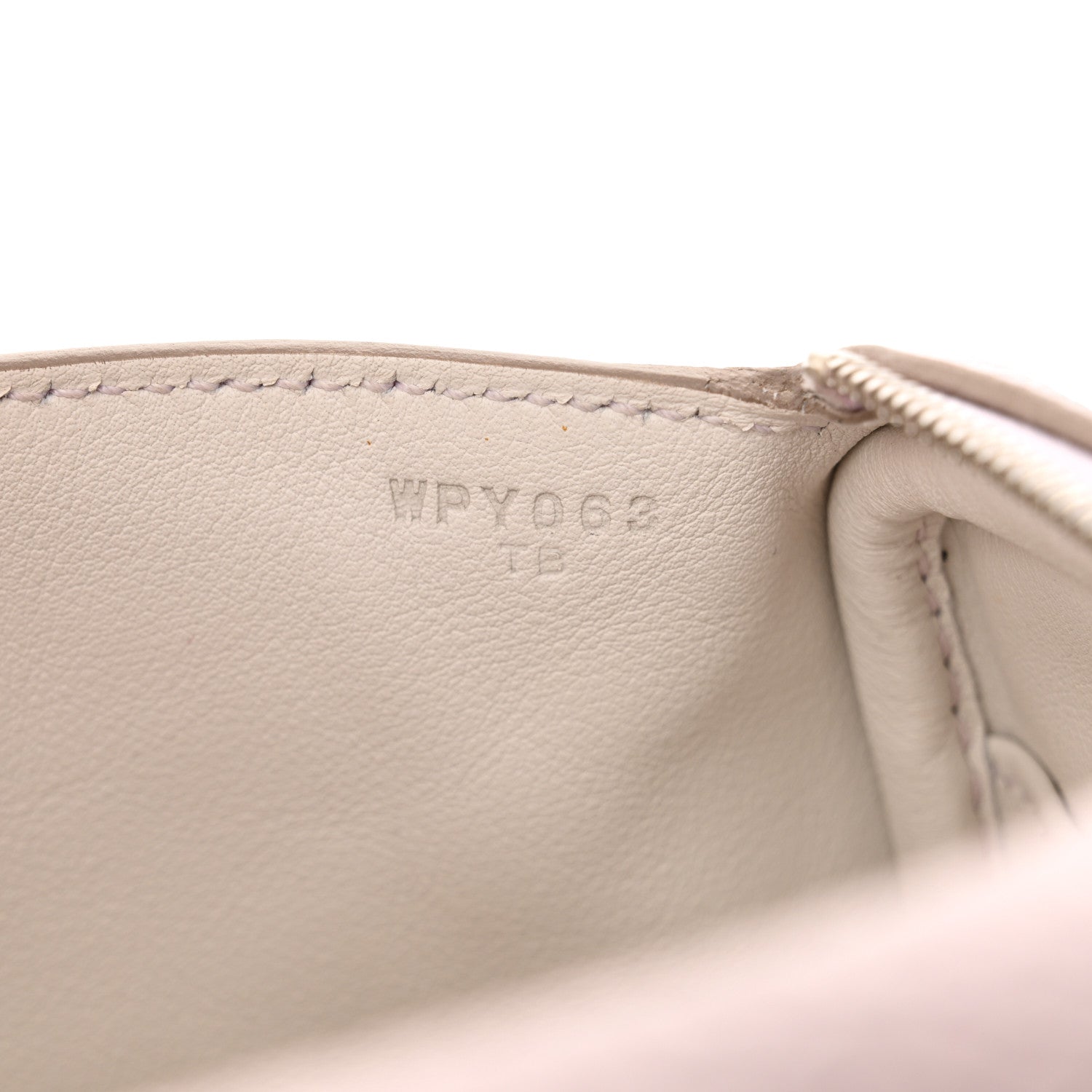 Hermes Taurillon Clemence Verso Mini Lindy 20 Mauve Pale Mushroom 7 of 11