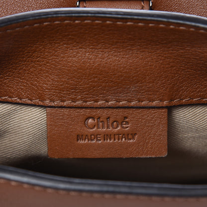 Chloe Suede Calfskin Mini Faye Backpack Tan 7 of 8