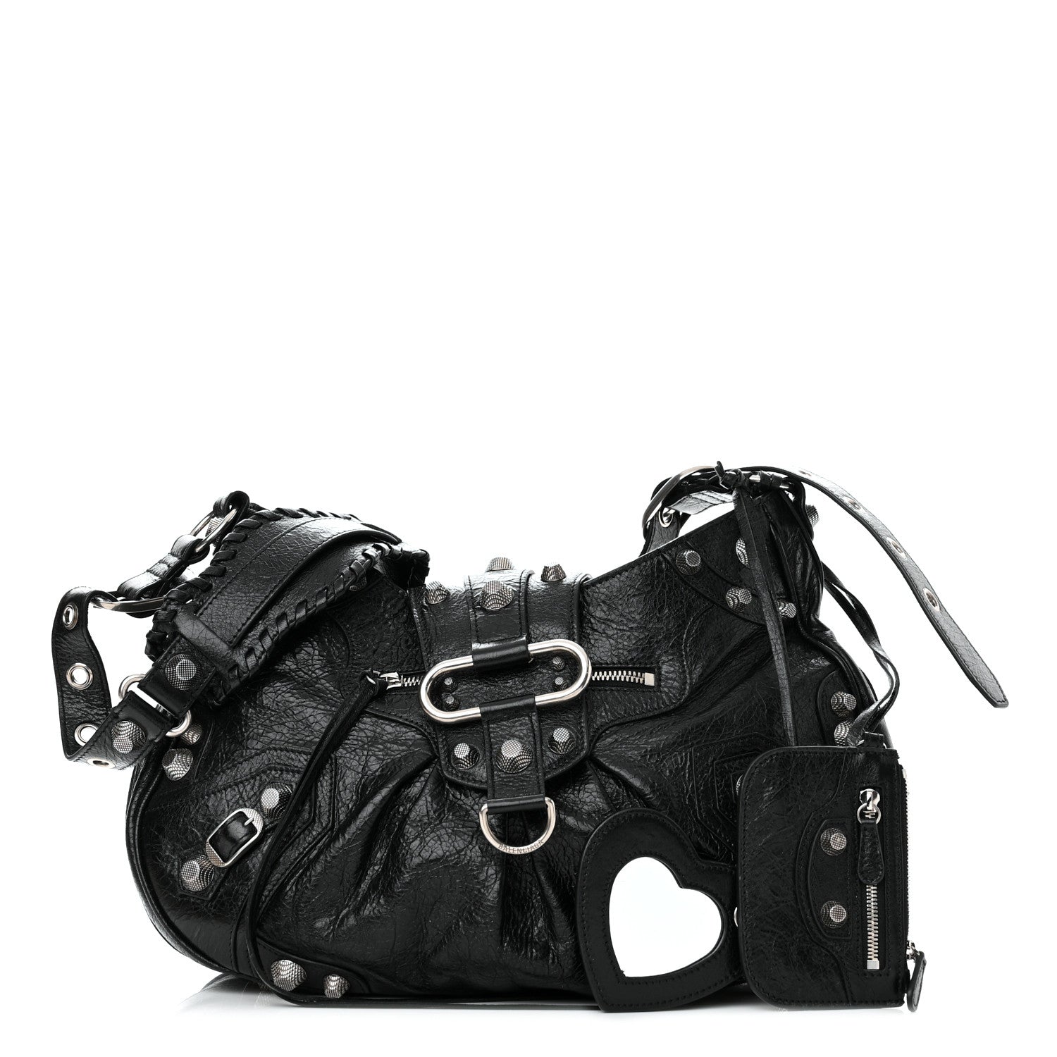 Balenciaga Agneau Arena Medium Le Cagole Shoulder Bag Black 1 of 10