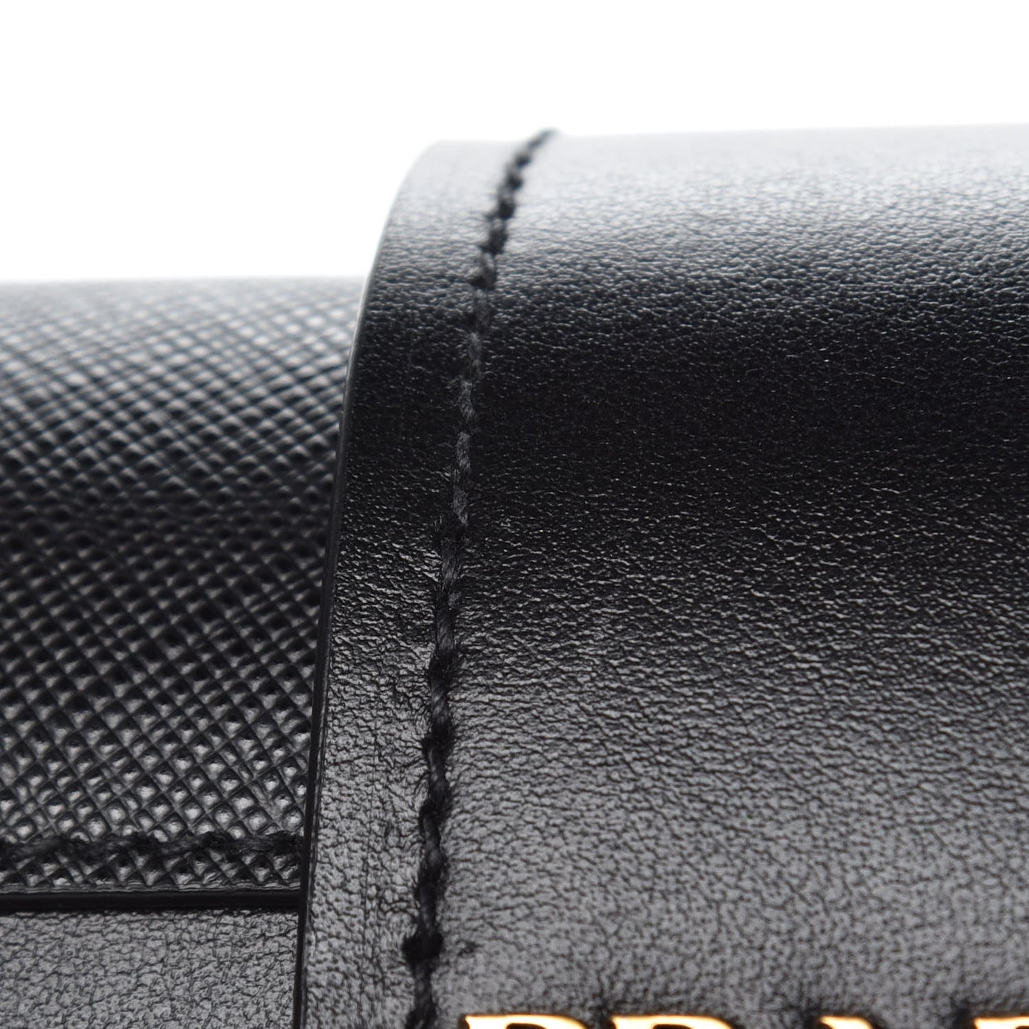 City Calf Saffiano Cahier Bag Black