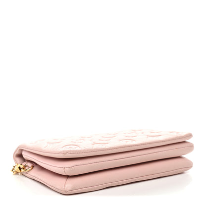 Louis Vuitton Lambskin Embossed Monogram Pochette Coussin Rose 4 of 10