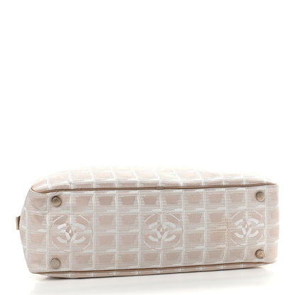 Chanel Nylon Travel Bowler Beige 3 of 10