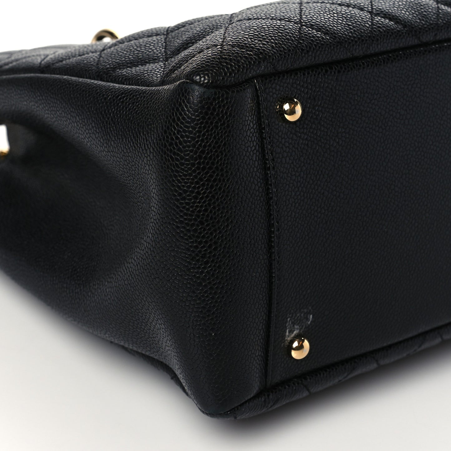 Caviar Quilted XL Grand Shopping Tote GST Black