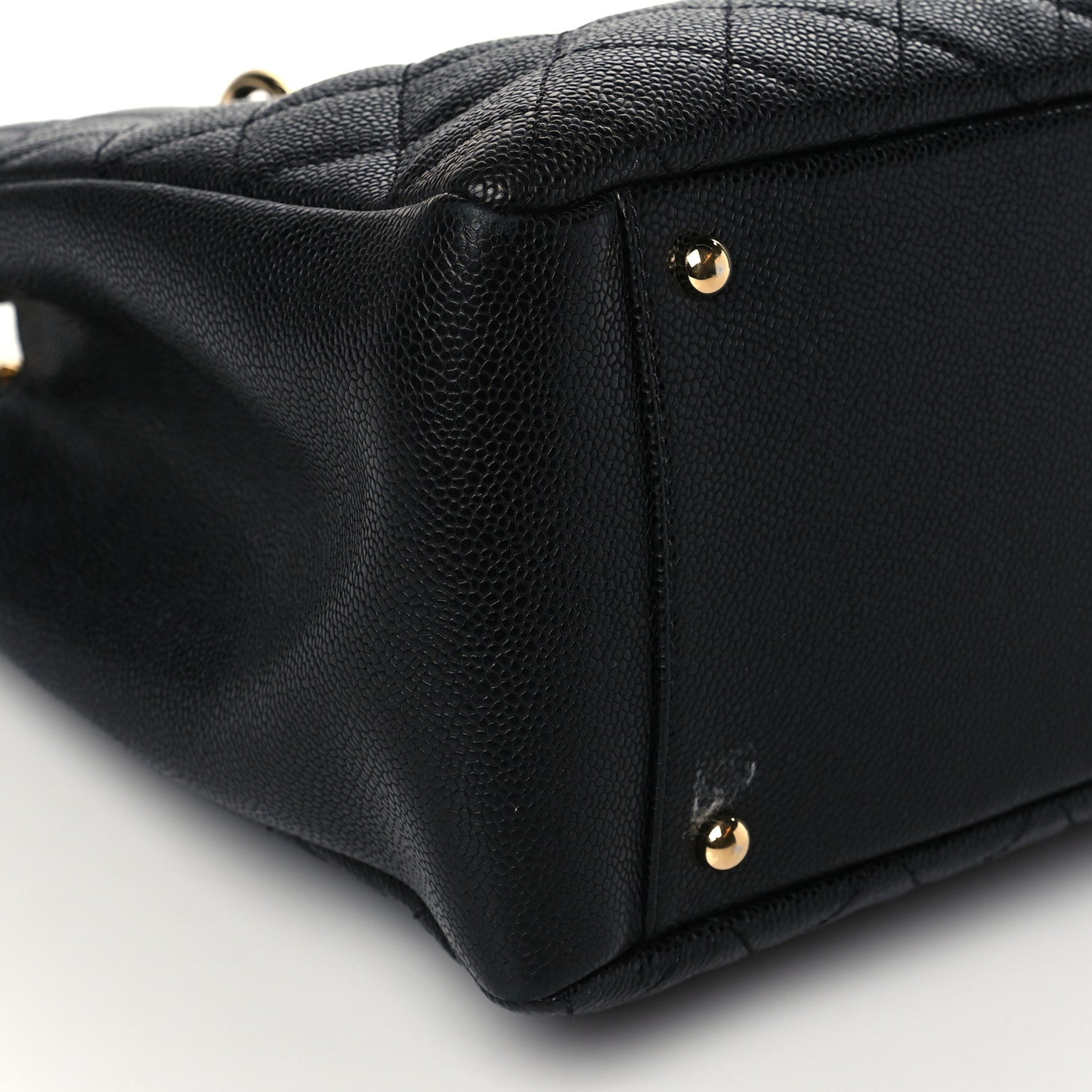 Chanel Caviar Quilted XL Grand Shopping Tote GST Black 9 of 11