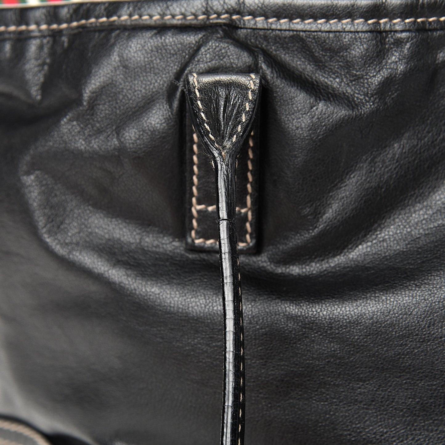Leather Medium New Britt Tote Black