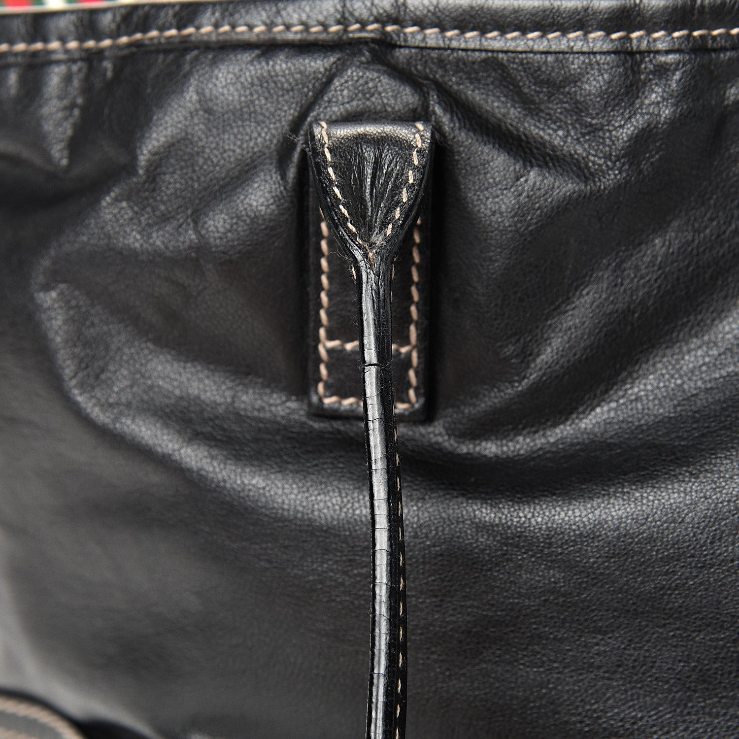 Gucci Leather Medium New Britt Tote Black 11 of 12