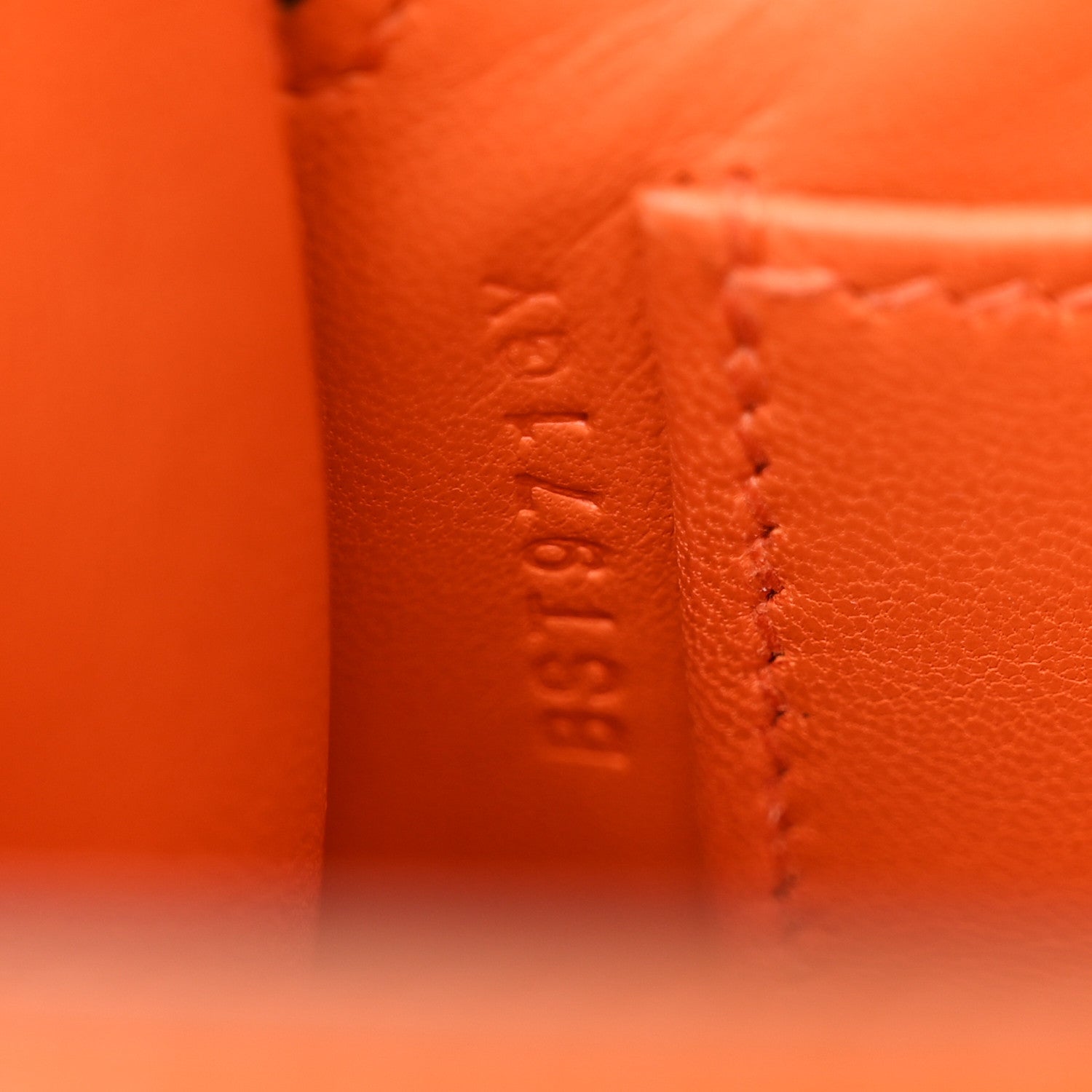 Hermes Epsom Mini Kelly Sellier 20 Orange 7 of 11