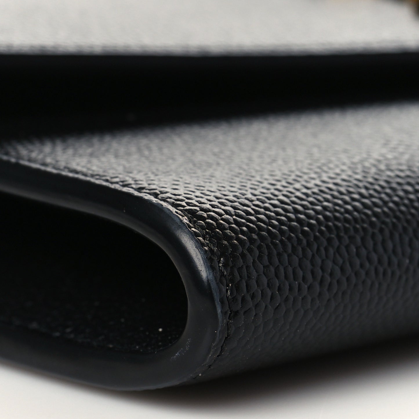 Grain De Poudre Uptown Chain Wallet Black