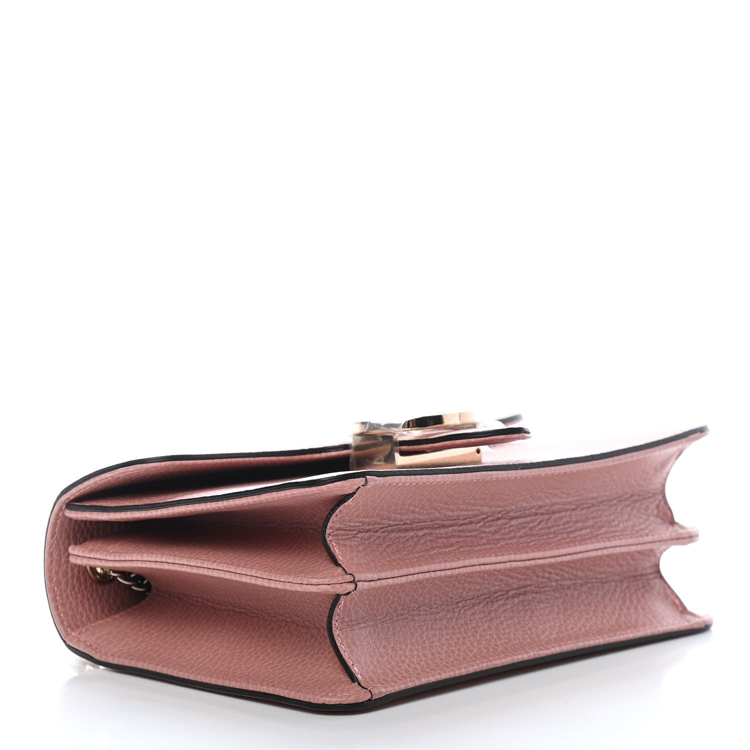 Gucci Dollar Calfskin Small Interlocking G Shoulder Bag Soft Pink 4 of 9