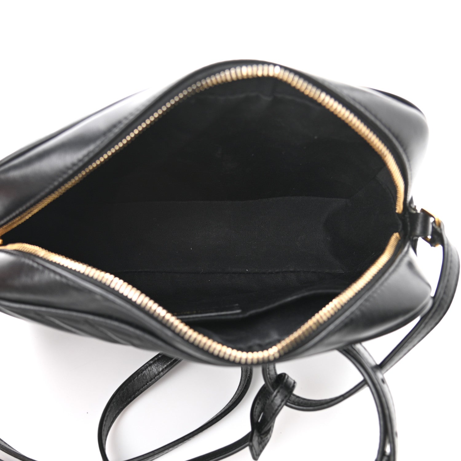 Saint Laurent Calfskin Matelasse Monogram Lou Camera Bag Black 5 of 10