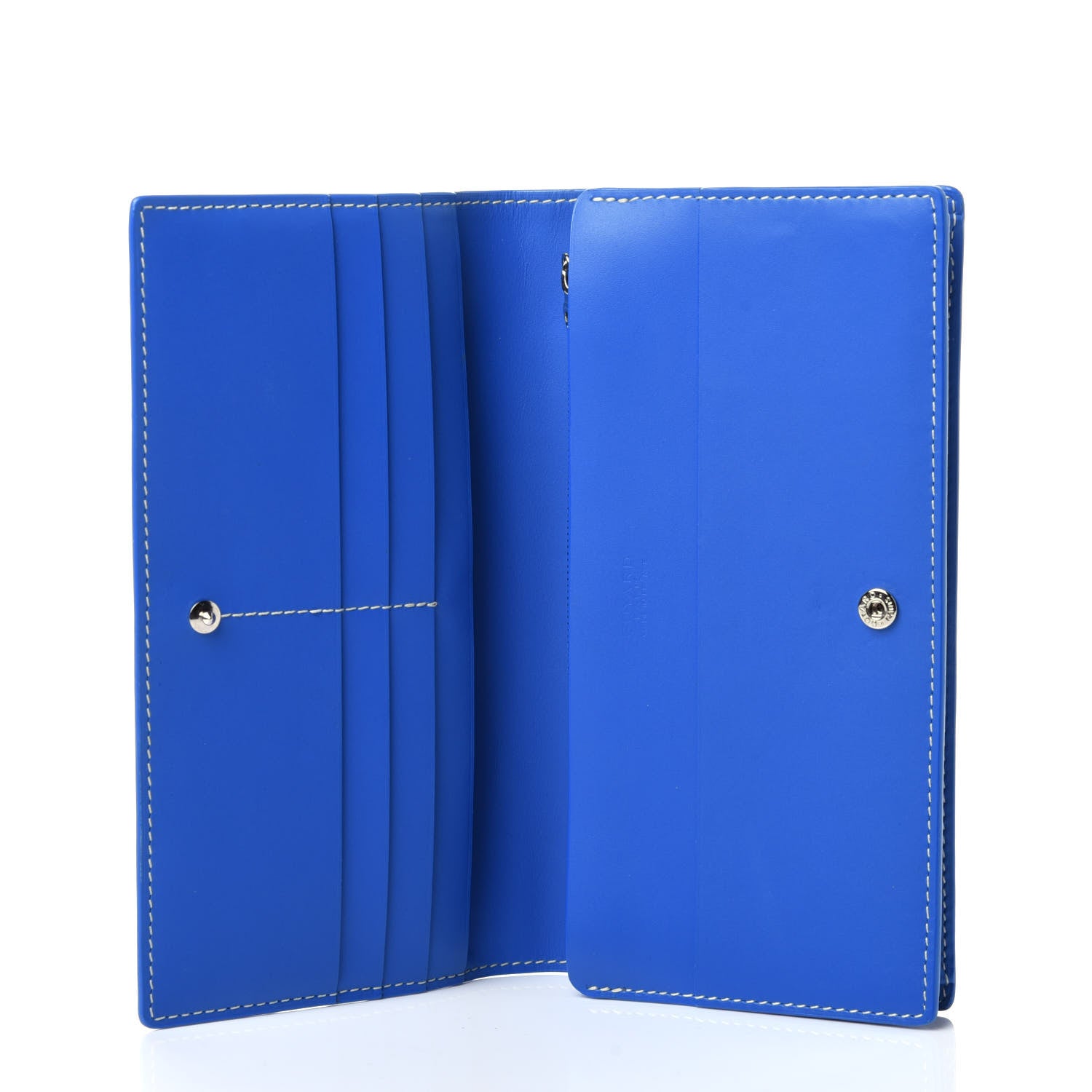 Goyard Goyardine Richelieu Wallet Sky Blue 3 of 4