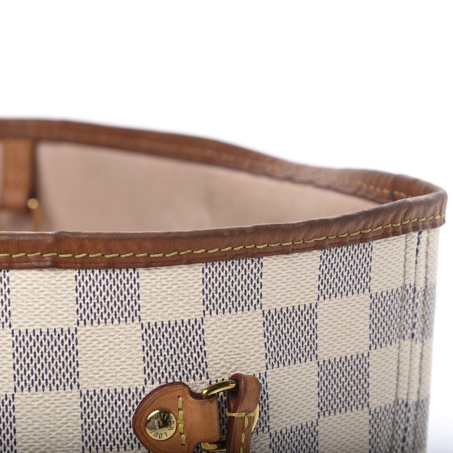 Louis Vuitton Damier Azur Neo Neverfull MM Rose Ballerine 21 of 23