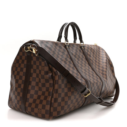 Louis Vuitton Damier Ebene Keepall Bandouliere 55 2 of 10
