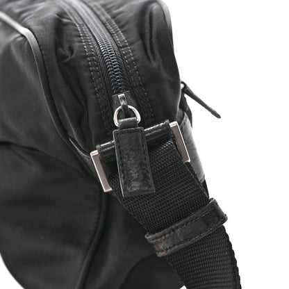 Prada Nylon Vela Messenger Bag Black 13 of 13