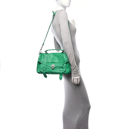 Proenza Schouler Lambskin Medium PS1 Satchel Aloe 2 of 14