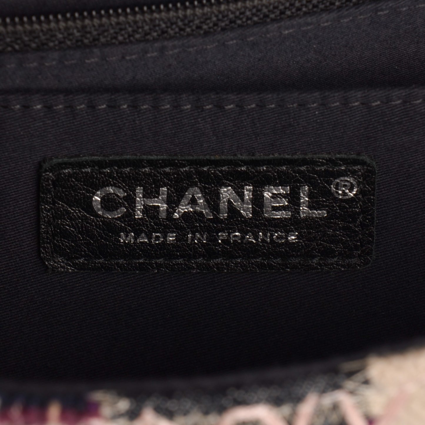 Denim Tweed Patchwork Medium Single Flap Multicolor