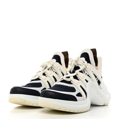 Louis Vuitton Patent Monogram LV Archlight Sneakers 40 White 3 of 8