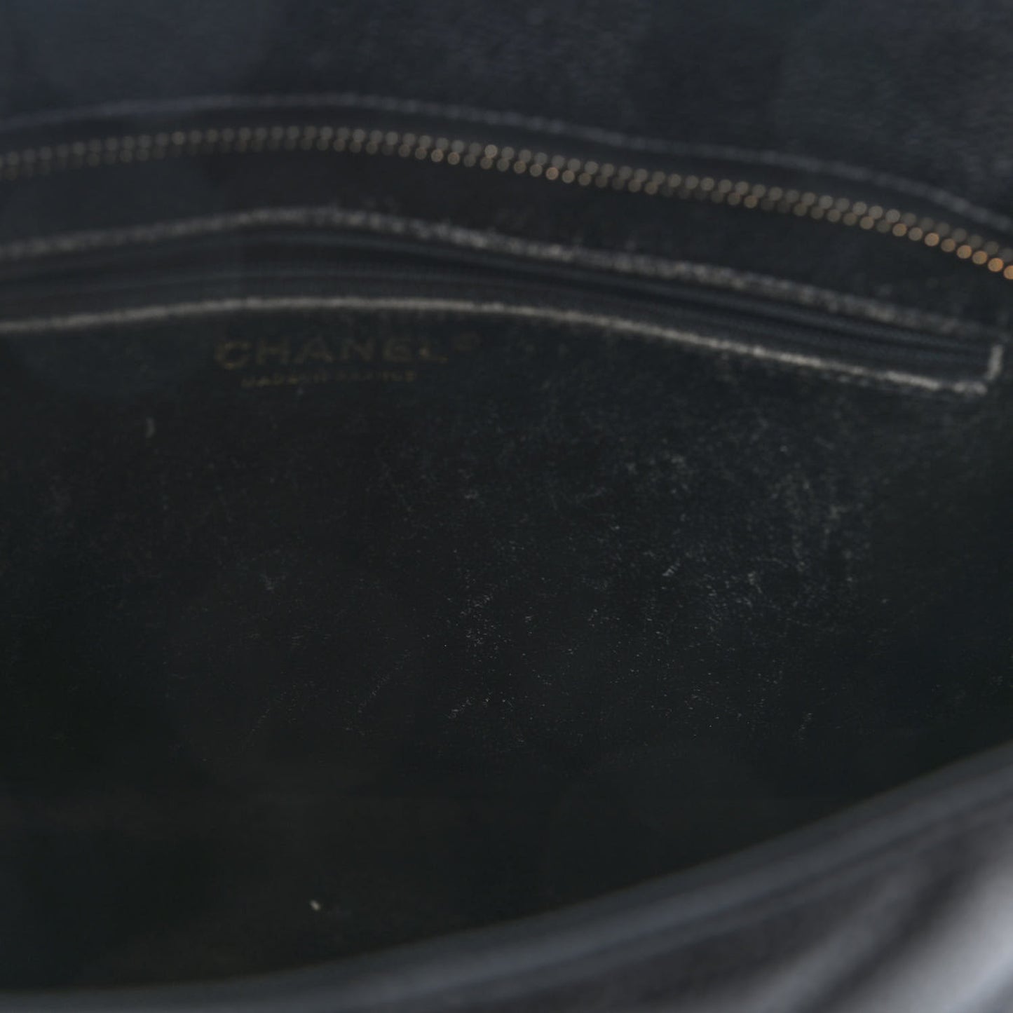 Caviar Quilted Medallion Tote Black