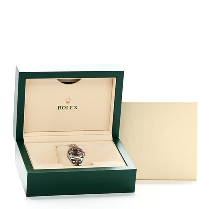 Rolex Stainless Steel 18K Everose Gold Diamond 28mm Oyster Perpetual Datejust Watch Sundust 279171 5 of 5
