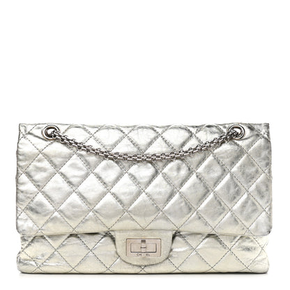 Chanel Metallic Aged Calfskin Quilted 2.55 Reissue 227 Flap Silver 1 of 16