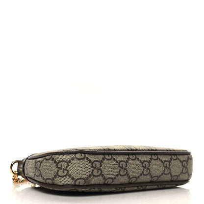 Gucci GG Supreme Monogram Textured Dollar Calfskin Mini Ophidia Chain Bag Beige Ebony 4 of 11