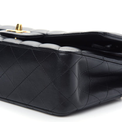 Chanel Lambskin Quilted Medium Double Flap Black 9 of 9