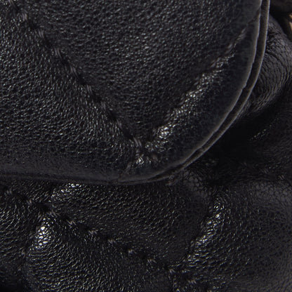 Chanel Washed Lambskin Quilted Mini Chain Around Flap Black 11 of 11