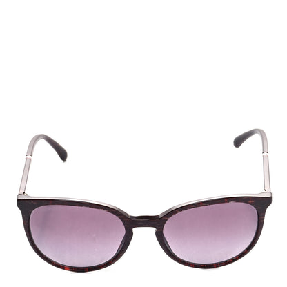 Chanel Acetate Butterfly Pearl Sunglasses 5394-H Burgundy 2 of 8