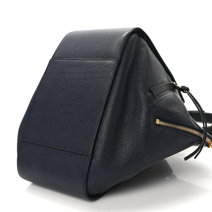 Loewe Calfskin Small Hammock Shoulder Bag Midnight Blue Black 10 of 10