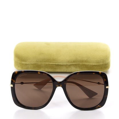 Gucci Square Frame GG0511S Sunglasses Havana Brown Gold 8 of 8