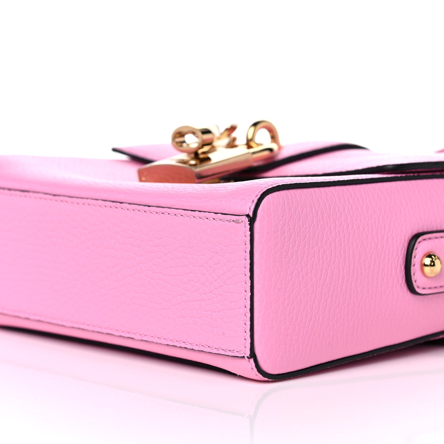 Calfskin Miss Bonita Top Handle Bag Rosa Chiaro