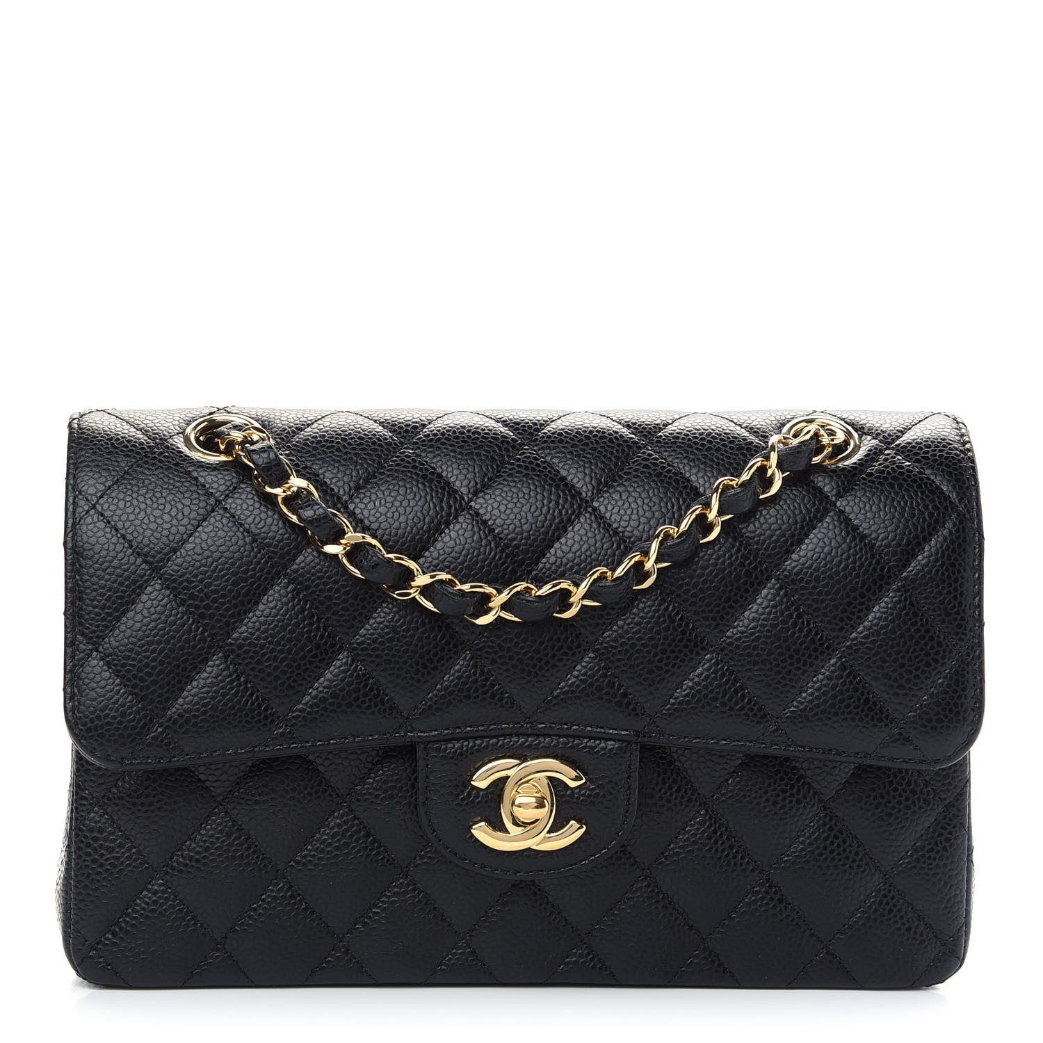 Chanel Caviar Quilted Small Double Flap Black 1 of 10